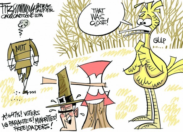 Daily Fitz Cartoon: Who's the turkey?